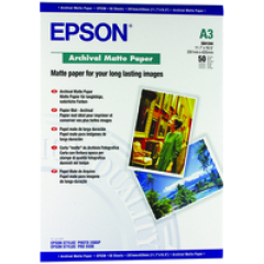 Epson Archival Matte Paper, DIN A3, 189g/m², 50 Sheets Image