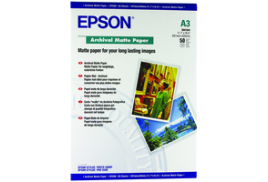 Epson Archival Matte Paper, DIN A3, 189g/m², 50 Sheets