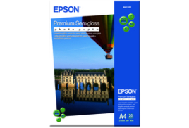 Epson Premium Semi-Gloss Photo Paper - A4 - 20 Sheets