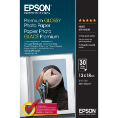 Epson Glossy Photo 13 x 18cm 30 Sheets - C13S042154 Image