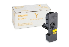 1T02R9ANL0 | Original Kyocera TK-5230Y Yellow Toner, prints up to 2,200 pages