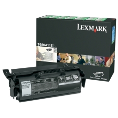 Lexmark T650A11E Toner cartridge black return program, 7K pages ISO/IEC 19752 for Lexmark T 650/654 Image
