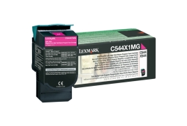 Lexmark C544X1MG Toner magenta extra High-Capacity return program, 4K pages ISO/IEC 19798 for Lexmar