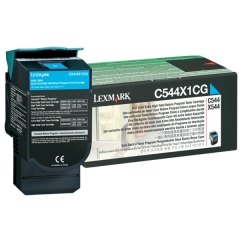 Lexmark C544X1CG Toner cyan extra High-Capacity return program, 4K pages ISO/IEC 19798 for Lexmark C Image