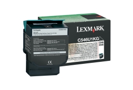 Lexmark C546U1KG Toner black extra High-Capacity return program, 8K pages ISO/IEC 19798 for Lexmark