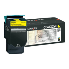 Lexmark C544X2YG Toner yellow, 4K pages ISO/IEC 19798 for Lexmark C 544/546 Image