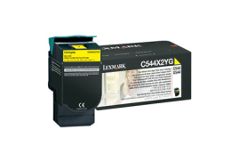 Lexmark C544X2YG Toner yellow, 4K pages ISO/IEC 19798 for Lexmark C 544/546