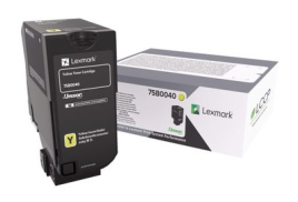 Lexmark 75B0040 Toner-kit yellow, 10K pages ISO/IEC 19752 for Lexmark CS 727