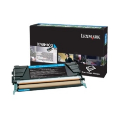 Lexmark X748H3CG Toner cartridge cyan Project, 10K pages for Lexmark X 748 Image