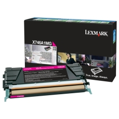 Lexmark X746A1MG Toner cartridge magenta return program, 7K pages ISO/IEC 19798 for Lexmark X 746/74 Image