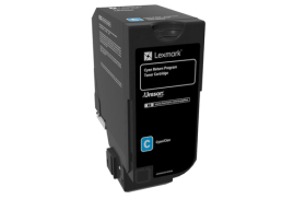 Lexmark 84C2HC0 Toner-kit cyan return program, 16K pages for Lexmark CX 725