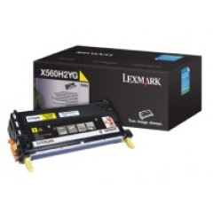 Lexmark X560H2YG Toner cartridge yellow, 10K pages ISO/IEC 19752 for Lexmark X 560 Image