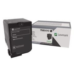 Lexmark 75B0010 Toner-kit black, 13K pages ISO/IEC 19752 for Lexmark CS 727 Image