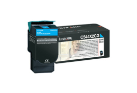 Lexmark C544X2CG Toner cyan, 4K pages ISO/IEC 19798 for Lexmark C 544/546