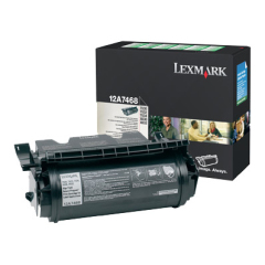 Lexmark 12A7468 Toner cartridge black high-capacity return program for Etikettes, 21K pages for Lexm Image