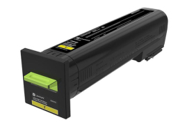 Lexmark 72K20YE Toner-kit yellow, 8K pages ISO/IEC 19798 for CS 820 Series/CX 820 Series/825 Series/
