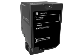 Lexmark 74C0H10 Toner-kit black, 12K pages ISO/IEC 19798 for CS 720 Series/CX 720 Series/725 Series