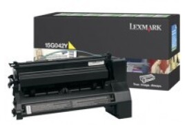Lexmark 15G042Y Toner cartridge yellow return program, 15K pages/5% for Lexmark C 752