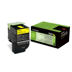 Lexmark 702Y Yellow Toner Cartridge 1K pages - LE70C20Y0 Image