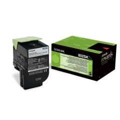 Lexmark 802SK Black Toner Cartridge 2.5K pages - LE80C2SK0 Image