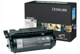 Lexmark 12A7610 Toner cartridge black extra High-Capacity remanufactured, 32K pages/5% for Lexmark T