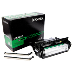 Lexmark 12A7632 Toner cartridge black return program for Etikettes recycled, 21K pages ISO/IEC 19752 Image