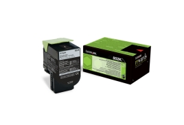 Lexmark 802K Black Toner Cartridge 1K pages - LE80C20K0