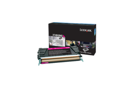 Lexmark X748H2MG Toner cartridge magenta, 10K pages ISO/IEC 19798 for Lexmark X 748