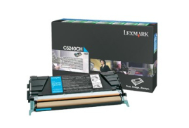 Lexmark C5240CH Toner-kit cyan high-capacity return program, 5K pages/5% for Lexmark C 524/532/534