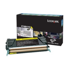 Lexmark X748H3YG Toner cartridge yellow Project, 10K pages for Lexmark X 748 Image