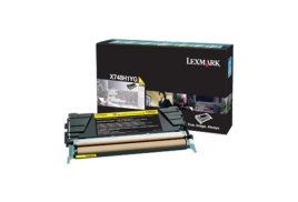 Lexmark X748H3YG Toner cartridge yellow Project, 10K pages for Lexmark X 748