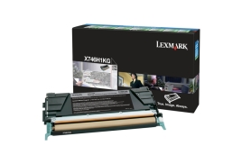 Lexmark X746H1KG Toner cartridge black return program, 12K pages ISO/IEC 19798 for Lexmark X 746/748