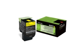 Lexmark 802SY Yellow Toner Cartridge 2K pages - LE80C2SY0