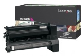 Lexmark 15G042M Toner cartridge magenta return program, 15K pages/5% for Lexmark C 752