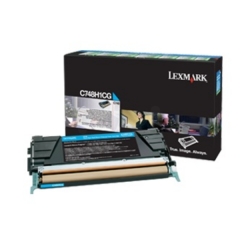 Lexmark C748H3CG Toner cartridge cyan Project, 10K pages ISO/IEC 19798 for Lexmark C 748 Image