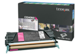 Lexmark C5340MX Toner-kit magenta extra High-Capacity return program, 7K pages/5% for Lexmark C 534