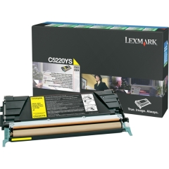 Lexmark C5220YS Toner-kit yellow return program, 3K pages ISO/IEC 19798 for Lexmark C 522/524/530/53 Image