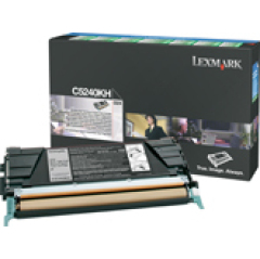 Lexmark C5240KH Toner-kit black return program, 8K pages/5% for Lexmark C 524/534 Image