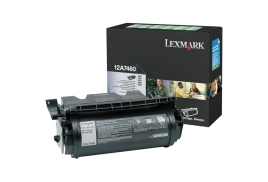 Lexmark 12A7460 Toner cartridge black return program, 5K pages/5% for Lexmark T 630/632