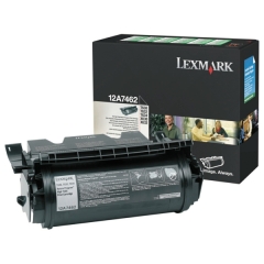 Lexmark 12A7462 Toner cartridge black high-capacity return program, 21K pages ISO/IEC 19752 for Lexm Image