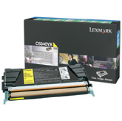 Lexmark C5340YX Toner-kit yellow extra High-Capacity return program, 7K pages/5% for Lexmark C 534 Image