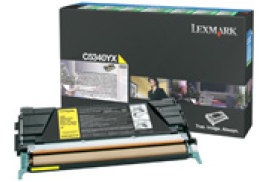 Lexmark C5340YX Toner-kit yellow extra High-Capacity return program, 7K pages/5% for Lexmark C 534