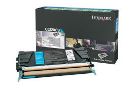 Lexmark C5220CS Toner-kit cyan return program, 3K pages ISO/IEC 19798 for Lexmark C 522/524/530/532/