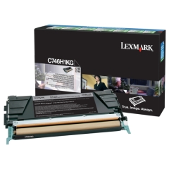 Lexmark Black Toner Cartridge 12K pages - LEC746H1KG Image