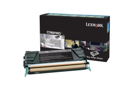 Lexmark Black Toner Cartridge 12K pages - LEC746H1KG