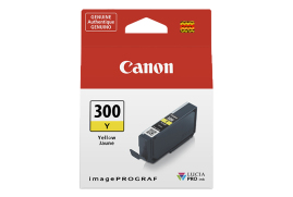 4196C001 | Original Canon PFI-300Y Yellow ink, contains 14ml of ink