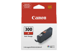 4199C001 | Original Canon PFI-300R Red ink, contains 14ml of ink