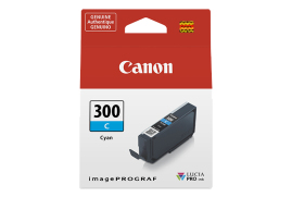 Original Canon PFI-300 C (4194C001) Ink cartridge cyan, 14ml