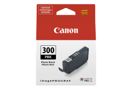 4193C001 | Original Canon PFI-300PBK Photo Black ink, contains 14ml of ink
