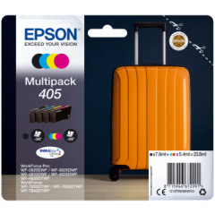 1 Full Set of Epson 405 Ink Cartridges (4 Pack) 23.8ml of Ink Image